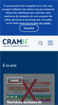 Mobile Screenshot of cramif.fr